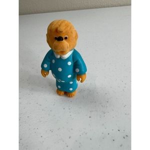 Vintage‎ Berenstain Bears Mama Bear Blue Polka Dotted Plastic Action Figure